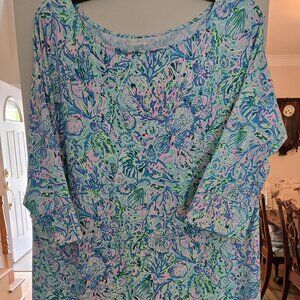 Lilly Pulitzer Sophie Dress  3/4 Sleeve, Knee Length, XL